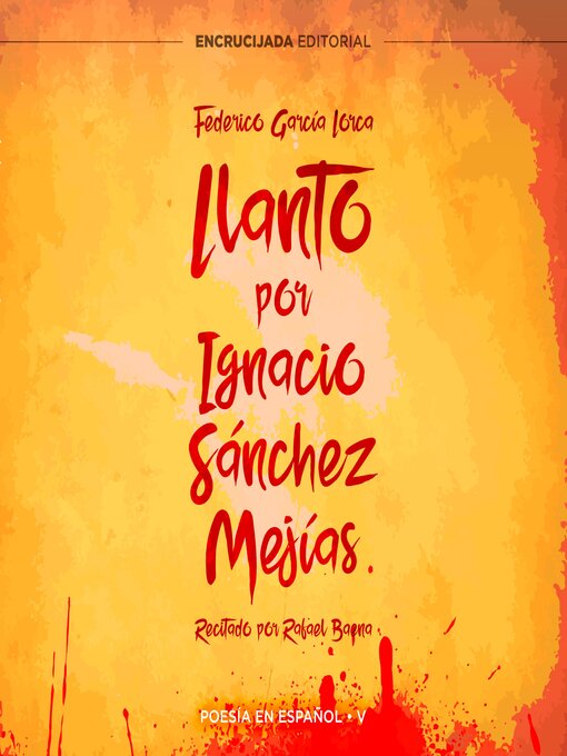 Cover image for Llanto por Ignacio Sánchez Mejías